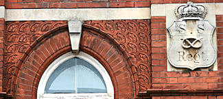 Stafford Street Drill Hall - Crest & Window
